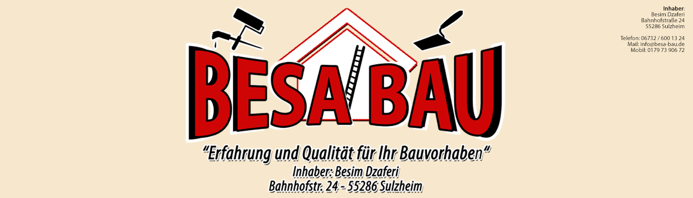BESA-BAU | Maler, Trockenbau, Innen- und Aussenputz